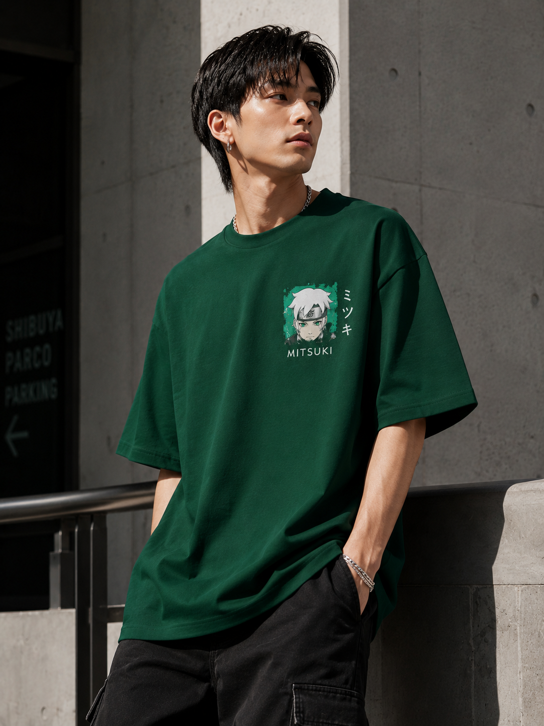 Mitsuki 🐍.. BORUTO ANIME||Oversized T-shirt 👕