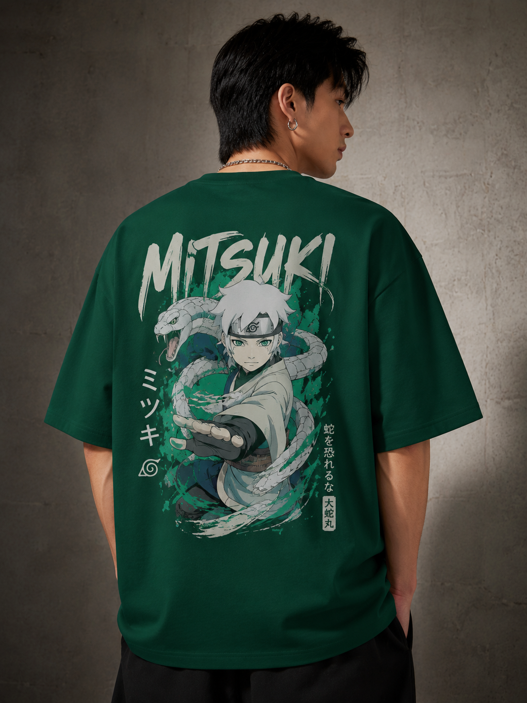 Mitsuki 🐍.. BORUTO ANIME||Oversized T-shirt 👕