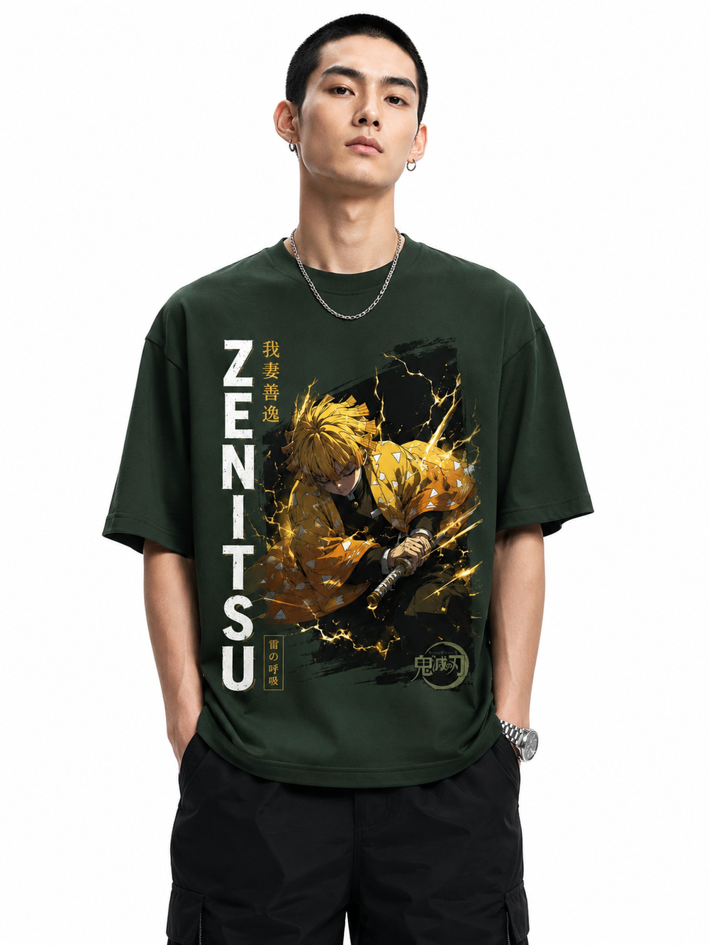 Zenitsu ... Thunder Hashira|Demon Slayer|Oversized T-shirt
